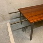 Eettafel "pali" Met Verlengstuk Van Louis Van Teeffelen Voor Wébé 1960. thumbnail 14