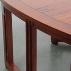 In Goede Staat Verkerende Art Deco Schuitema Design Salontafel Met Uitschuifbare Delen thumbnail 13