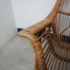 Italian Rattan Sofa, 1960 thumbnail 3