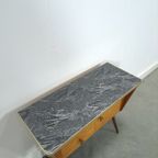 Jaren 50 Kastje Met Lades En Formica Blad Vintage thumbnail 4