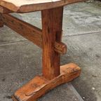 Antieke Rustieke Landelijke Massief Houten Eettafel 210 Cm thumbnail 16
