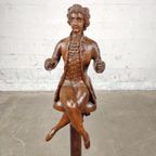 Antiek Houten Beeld Mozart thumbnail 3