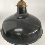 Industriële Vintage Cafe/plafondlamp Metaal/emaille thumbnail 9