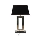 Eichholtz Arlington Design Tafellamp Rvs Granieten Voet 72Cm thumbnail 3