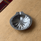 Vintage Rare Stainless Steel Shell Ashtray thumbnail 6