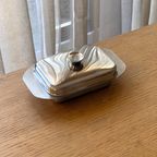 Vintage Stainless Steel Butter Dish thumbnail 2