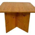 Vintage Grenen Salontafel / Bijzettafel Minimalist Design thumbnail 20