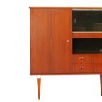 Vintage Highboard Buffetkast Dressoir In Teak, 1960S thumbnail 12