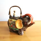 Vintage Satsuma  Theepot Olifant, Japan thumbnail 3