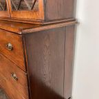 Bureau Bookcase Antiek Engels Eiken thumbnail 9