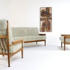 Fluffy Bank + 2 Fauteuil 'sliedrecht' Vintage thumbnail 4