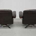 Vintage De Sede Ds-31 Draai Fauteuil In Bruin Leer thumbnail 19