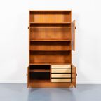 Danish 1970’s Teak Veneer Two Piece Cabinet / Boekenkast / Ladekast / Buffetkast / Kast thumbnail 8