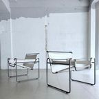 2X Vintage Original Wassily B3 Armchairs By Marcel Breuer thumbnail 16