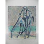 Schilderij Ridder Op Paard Don Quichot, A. Mendola thumbnail 2