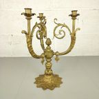 Antieke Bronzen Kandelaar thumbnail 6