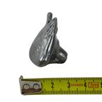 Handmade - Fish Shaped Drawer / Door Pull Or Handle - Casted Aluminum (New Old Stock) - Made In I thumbnail 5