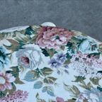 Vintage Krukje Jaren 60 Bloemenmotief Ottoman thumbnail 9