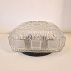 60's Glazen Vintage Plaffoniere Plafond Lamp Hanglamp thumbnail 6