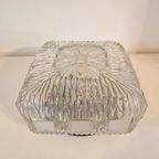 60's Glazen Vintage Plaffoniere Plafond Lamp Hanglamp thumbnail 5