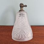 Art Deco Lamp In Geperst Gesatineerd Gegoten Glas, 1920-30S thumbnail 9