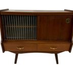 Vintage Kastje Compact Dressoir Jaren 60 Teak Fineer thumbnail 15