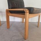Vintage Sedus Eiken En Leer Design Fauteuils thumbnail 7