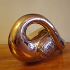 Vintage Zware Messing Zwanen Zwaan Vogels Beelden thumbnail 9