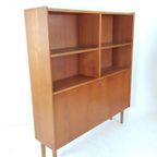 Vintage Deense Klep Kast | Wandkast | Teak Fineer thumbnail 8