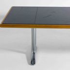 Vintage Mid-century Grote Knoll Bureau In Leder Door Warren Platner, 1973 thumbnail 10
