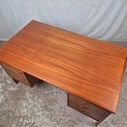 Arne Vodder, G.V. Møbler Vintage Jaren 60 Deens Bureau Teak thumbnail 15