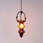 Raak Stalactiet Glazen Hanglamp Amber, Nanny Still 1960S thumbnail 6