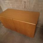 Vintage Dressoir Zwevend Dressoir Banz Jaren 70 Beukenhout thumbnail 3