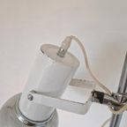 Jaren 60 Wit En Chroom Design Vloerlamp Staff Leuchten thumbnail 9