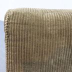 Artifort Vintage Bank 2Zits Groen Velours Ribstof thumbnail 4