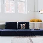Zuiver Hunter 1,5-zitsbank Element Met Rug Navy thumbnail 7