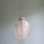 Art Deco Hanglamp In Gesatineerd Glas, 1920-30S thumbnail 15