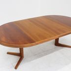 Vintage Deense Ronde Uitschuifbare Eettafel Tafel 1960s thumbnail 2