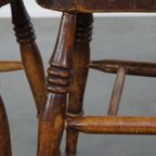 Set Van 2 Antieke Eetkamerstoelen Uit Midden 19e Eeuw thumbnail 11
