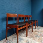 4x Vintage Deens Design Stoelen, Jaren '60 thumbnail 13