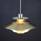 Zeldzame Jeka Metaltryk Verona Deense Hanglamp | Kurt Wiborg | Lamp Uit De Jaren 70 | Type 209605 thumbnail 6