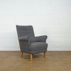 Reupholstered Carl Malmsten Lounge Chair thumbnail 2