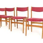 Set 4 Erik Buch Model 89 Stoelen Eetkamerstoelen 'tjele' Vintage thumbnail 4