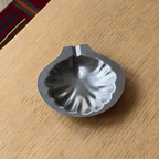 Vintage Rare Stainless Steel Shell Ashtray thumbnail 3