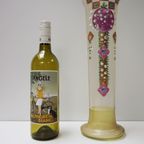 Art Nouveau Glazen Vaas, Belle Epoque Periode thumbnail 11