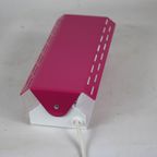 W.L.P. - Pink 1960’S Wall Mounted Lamp / Bedside Lamp With Adjustable Shade thumbnail 3