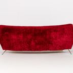 Italian Mid-Century Modern Curved Sofa / Bank / 3-Zitsbank By Gigi Radice For Minotti, 1960’S thumbnail 8