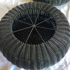 2 X IKEA - Hocker - Ottoman - Vintage - Kunststof - Zweden - 90s thumbnail 4
