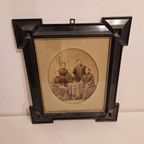 Antieke Lijst 1868 Met Een Familie Foto thumbnail 9