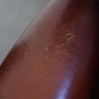 Karaktervolle Set Van 2 Vintage Schapenleren Armchairs Met Warme Kleuren En Een Mooi Patina thumbnail 13